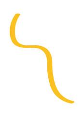 Abstract curved line. Vector illustration