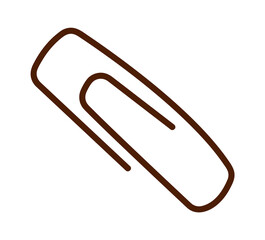 Clip icon. Back to School design element. Vector illustration