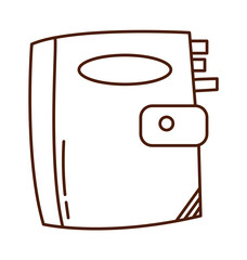 Book icon. Back to School design element. Vector illustration