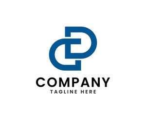 Obraz premium initial letter G and D company logo