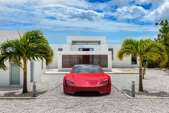 Tesla Roadster 2023 Electric Us Supercar