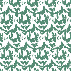 Winter seamless pattern with Christmas tree and snowflakes on color background. Vector illustration for fabric, textile wallpaper, posters, gift wrapping paper. Merry Christmas and New year Vector