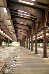 usa, new york. metal construction