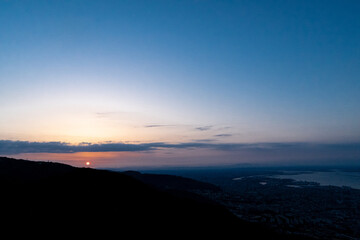 掬星台の夜明け