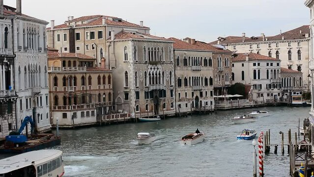 il Canal Grande a Venezia nel quartiere di Cannaregio