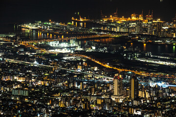 Fototapeta premium 掬星台から望む夜景