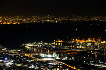 掬星台から望む夜景
