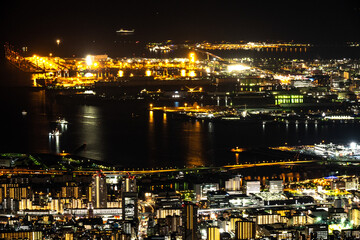 Obraz premium 掬星台から望む夜景