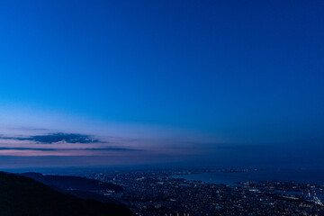 夜明け前の掬星台