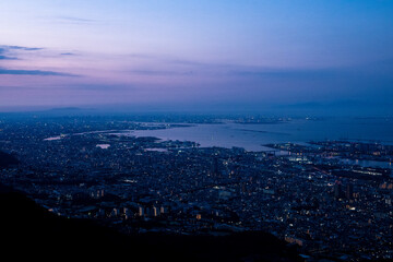 夜明け前の掬星台