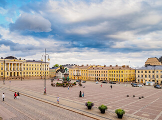 Senate Square, elevated view, Helsinki, Uusimaa County, Finland
