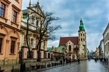 Kościół św. Apostołów Piotra i Pawła, Krakow, Poland.