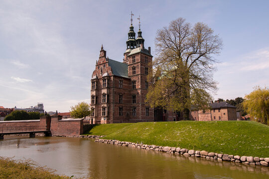Rosenborg Castle in Kings Garden, Copenaghen, Denmark