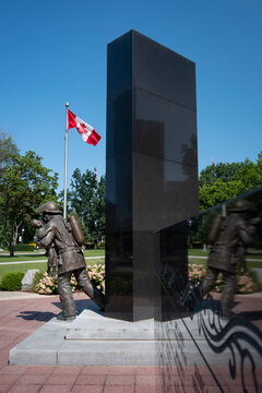 The Ontario Firefighters Memorial, Queens Park, Toronto, Ontario