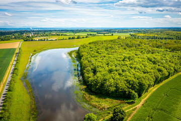 Fototapeta premium view of the river