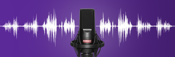 Studio microphone for recording podcasts