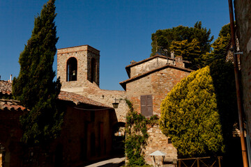 Fototapeta na wymiar Borgo medievale di Mongiovino,Tavernelle Umbria