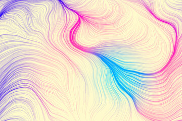 Fototapeta na wymiar Abstract gradient particle field 3d background
