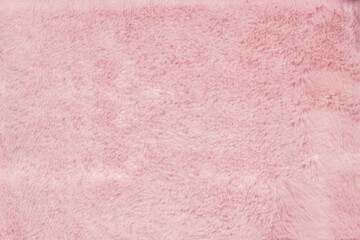 pink fur background. Minimal concept of valentine's day or mother's day. Delicate pastel shade