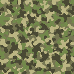 Naklejka premium Abstract camouflage vector pattern with spots. 