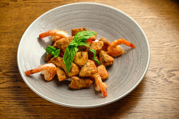 Fried Organic Coconut Shrimp