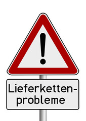 Achtung Lieferkettenprobleme