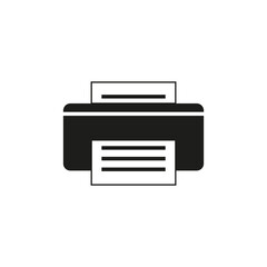 The xerox icon. Simple flat vector illustration on a white background