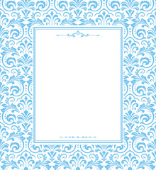 Abstract floral pattern. Vector seamless background. Perfect for invitations or announcements.