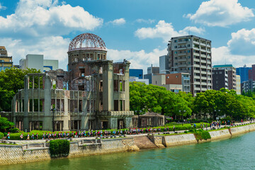原爆ドーム(平和記念公園)(広島県広島市中区)