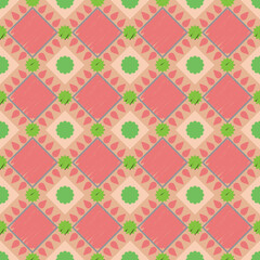 Vector seamless pattern. Weaving Pattern square more frequent, Vector seamless pattern. Modern stylish texture. Trendy graphic design for out clothes test equipment, interior, wallpaper greens 