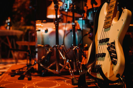 Musical Instruments On Stage