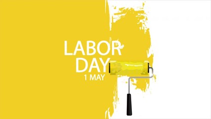 Labor day 1 may paint, art video illustration. - Powered by Adobe