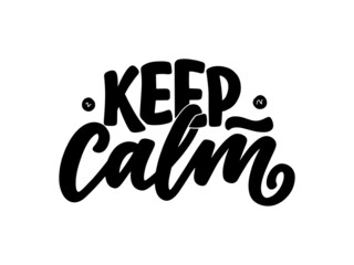 Hand drawn motivation lettering phrase in modern calligraphy style. Inspiration slogan for print and poster design. Vector