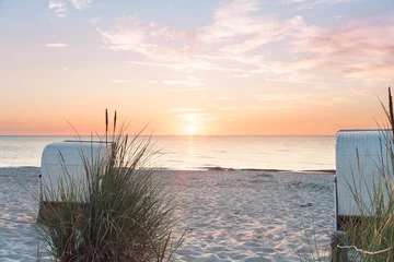 Foto op Plexiglas Sonnenuntergang an der Ostsee  © ThomBal