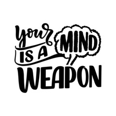 Hand drawn motivation lettering phrase in modern calligraphy style. Inspiration slogan for print and poster design. Vector