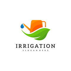 Irrigation logo design vector. Icon Symbol. Template Illustration © shuttersport