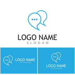 Chat Logo Template vector symbol nature