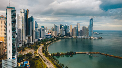 View of Panama City Skylines 