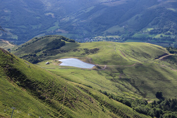 Fototapeta na wymiar Auvergne - Cantal - Super-Lioran - Lac des Gardes