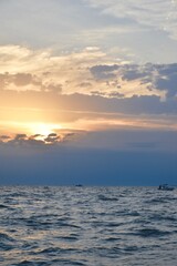 Obraz premium Walleye fishing on Lake Erie 