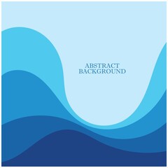Abstract Water wave design background