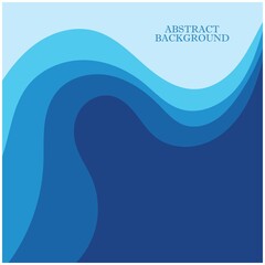 Abstract Water wave design background