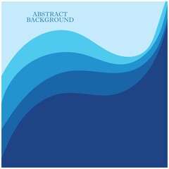 Abstract Water wave design background