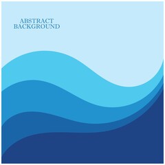 Abstract Water wave design background