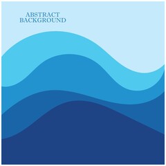 Abstract Water wave design background