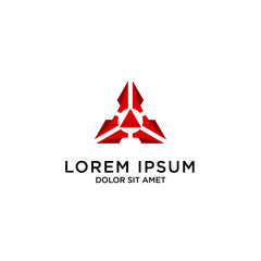 Obraz premium Red Triangle 2