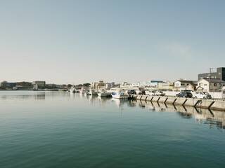 Fototapeta na wymiar 那珂湊の海岸　魚市場
