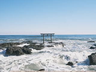 大洗磯前神社　鳥居