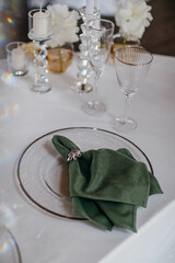 arrangement, background, birthday, birthday party, bouquet, candles, celebration, decor, decoration, design, elegant, flower, glass, glasses, gold, green, luxury, napkins, pink, pink flowers, ranuncul