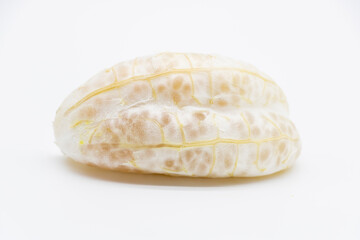 Thai pomelo fruit citrus isolate on white background